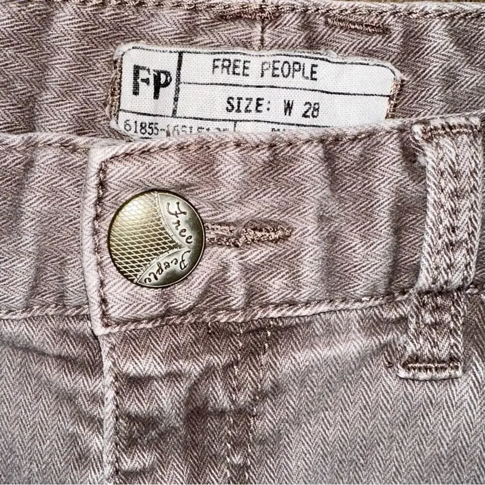 Free People Brown Skinny Jeans Size 28
